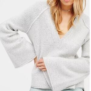 Free people Bohemian Lovely Lines Pullover with Flare Sleeves